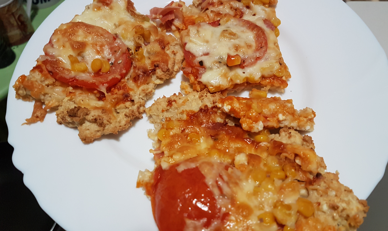 Diétás pizza – túrós tésztával